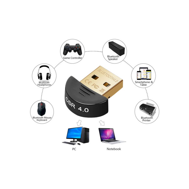 Bluetooth-адаптер CSR 4.0 Dongle