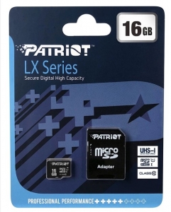 Micro SD-Card Patriot LX 16GB