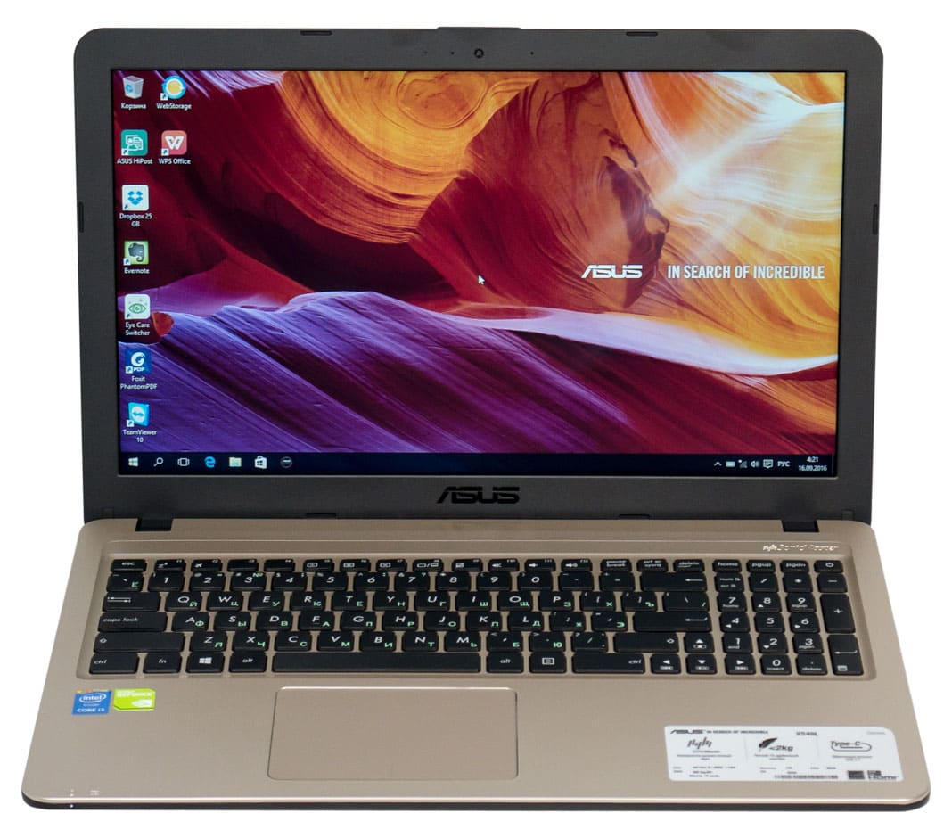 БВ Ноутбук Asus VivoBook X540M 15,6 Intel N5000 ( 4 ЯДРА ) 4 RAM 500 HDD