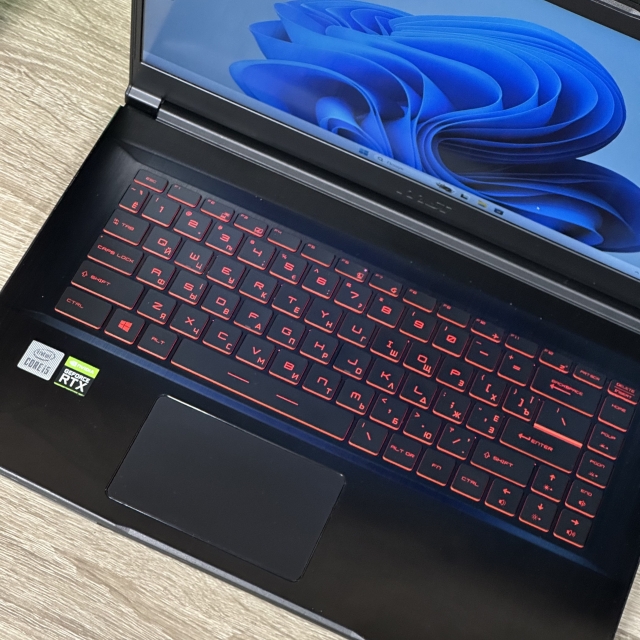 БВ Ноутбук MSI GF65 Thin 15.6 FHD IPS 144Hz Intel i5-10200H 16 RAM 500 SSD NVIDIA RTX 3060 6 ГБ RKG