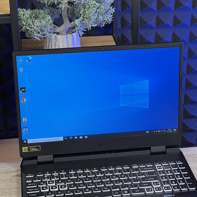 Ноутбук Acer Nitro 5 AN515-58-55ZG 15.6 FHD IPS 144Hz Intel i5-12450H 16 RAM 512 SSD NVIDIA GeForce RTX 3050 4 ГБ БВ