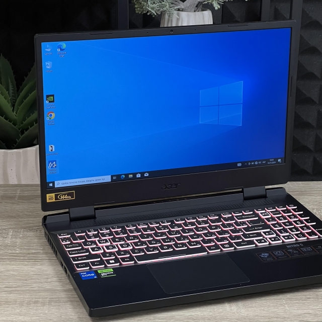 Ноутбук Acer Nitro 5 AN515-58-55ZG 15.6 FHD IPS 144Hz Intel i5-12450H 16 RAM 512 SSD NVIDIA GeForce RTX 3050 4 ГБ БВ