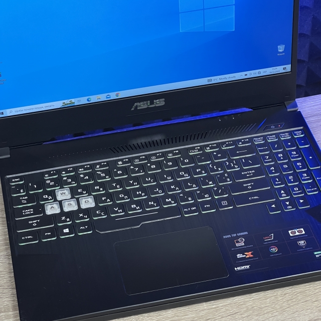 БВ Ноутбук Asus TUF FX505 15.6" FHD IPS AMD Ryzen 5 3550H 16 RAM 512 SSD NVIDIA GTX 1650 4 ГБ