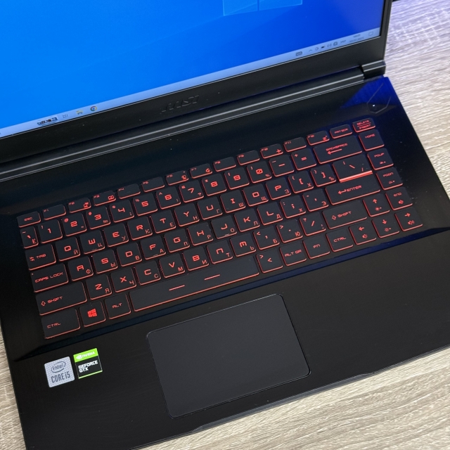 БВ Ноутбук MSI GF63 Thin 15.6" FHD IPS Intel i5-10300H 16 RAM 512 SSD NVIDIA GTX 1650 4 ГБ