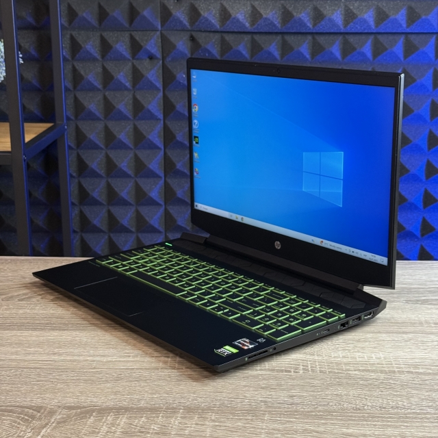БВ Ноутбук HP Pavilion 15 EC2410MW 15.6" FHD IPS AMD Ryzen 5 5600H 16 RAM 500 SSD NVIDIA GEFORCE RTX 3050 4 ГБ