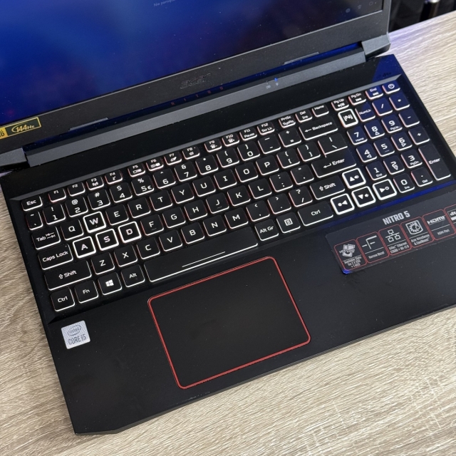 БВ Ноутбук Acer Nitro 5 15.6 FHD IPS 144Hz i5-10300H 16 RAM 512 SSD NVIDIA GEFORCE RTX 2060 6 ГБ