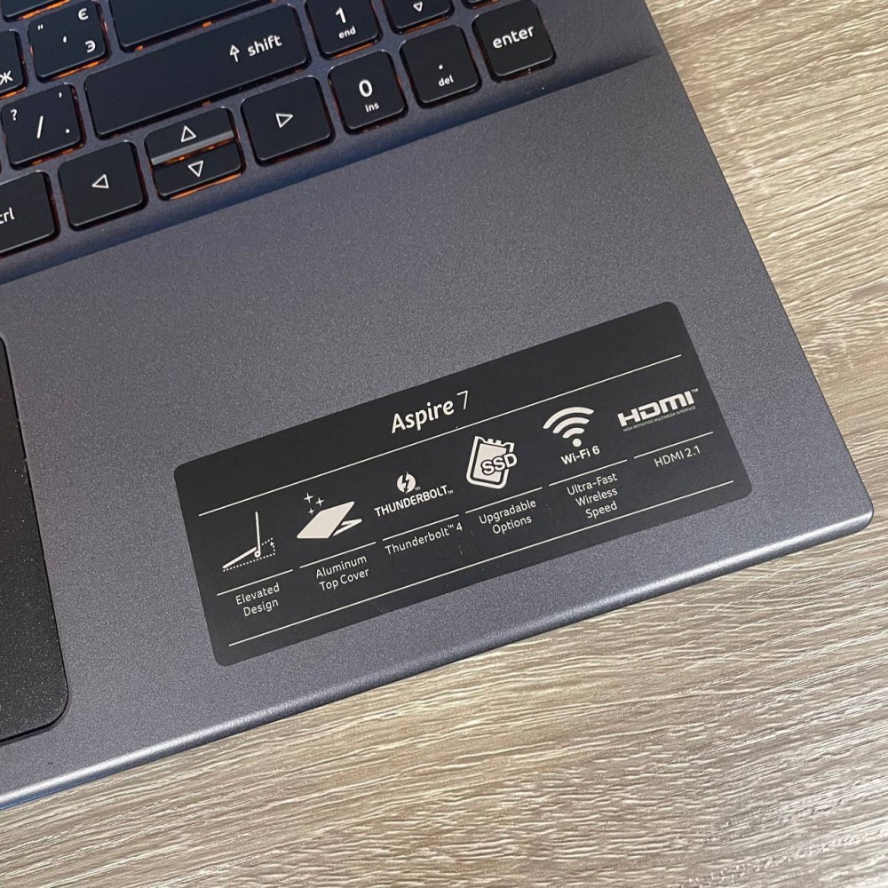 БВ Ноутбук Acer Aspire 7 A715-76G 15.6 FHD IPS I5-12450H 16 RAM 512 SSD NVIDIA GEFORCE RTX 2050 4 ГБ