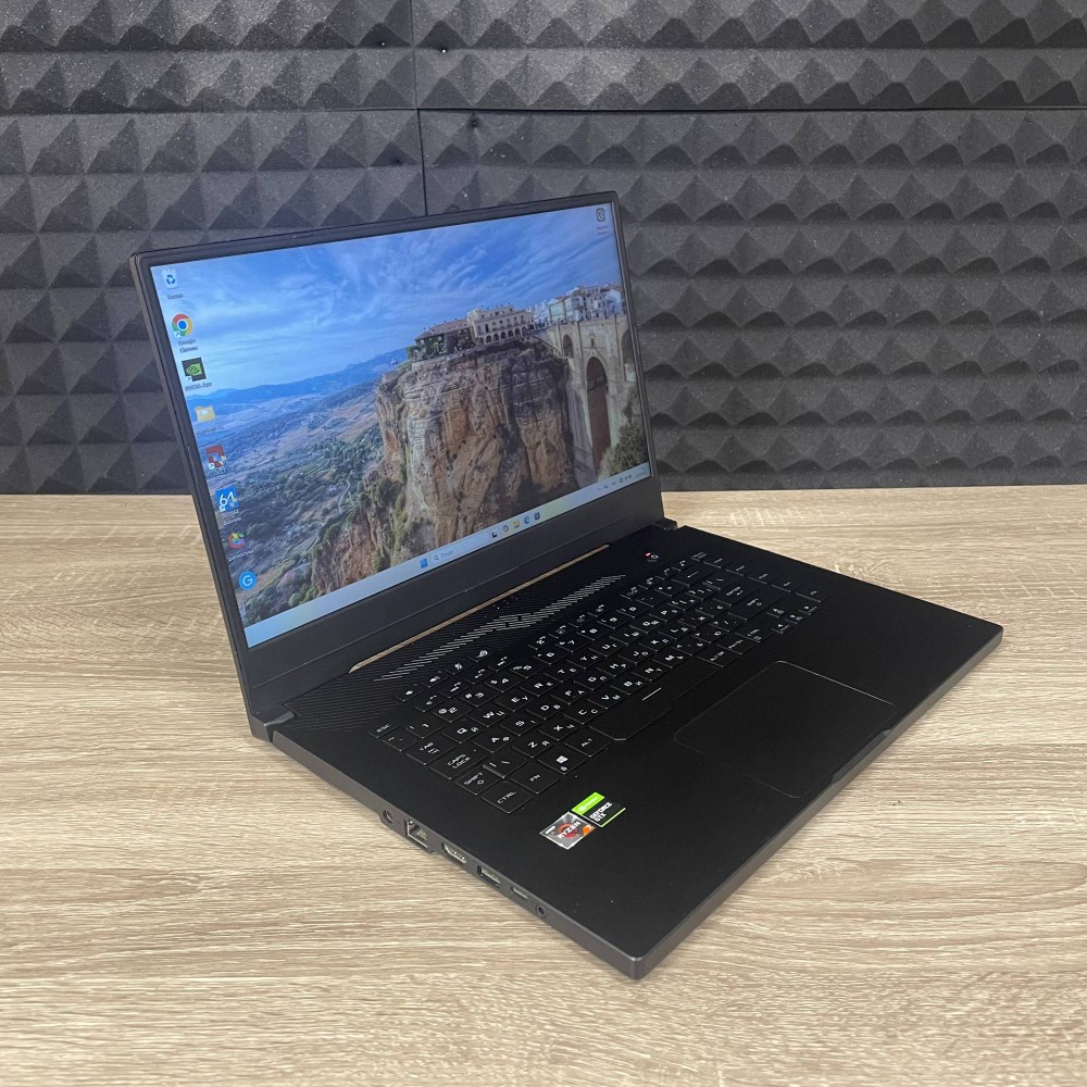 БВ Ноутбук Asus Rog Zephyrus G15 GA502DU-BR7N6 15.6 FHD IPS 120Hz Ryzen 7 3750H 16 RAM 512 SSD NVIDIA GEFORCE GTX 1660 TI 6 ГБ
