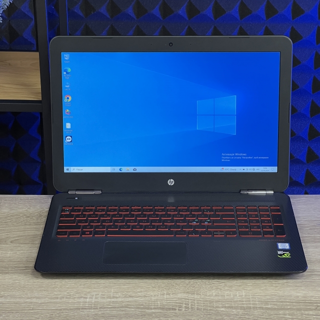 БВ Ноутбук HP Omen 15 15.6" FHD IPS Intel i7-7700HQ 16 RAM 256 SSD 1000 HDD NVIDIA GTX 1050 TI 4 ГБ