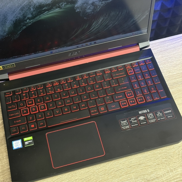БВ Ноутбук Acer Nitro 5 15.6" FHD IPS Intel Core i7-9750H 16 RAM 512 SSD NVIDIA GTX 1660 Ti 6 ГБ