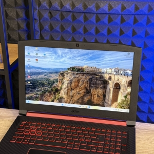 Ноутбук Acer Nitro 5 15.6" FHD IPS Intel Core i7-8750H 16 RAM 256 SSD 750 HDD NVIDIA GEFORCE GTX 1060 6 ГБ БВ