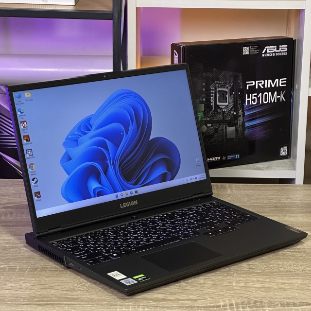 Ноутбук Lenovo Legion 5 15IMH05H 15.6" FHD IPS 120Hz Intel i5-10300H 16 RAM 512 SSD NVIDIA RTX 1660 TI 6 ГБ БВ